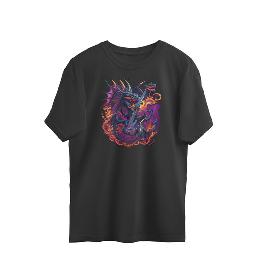 Dragon Grafitti Vibrant D-1 | Oversized T-Shirt - FairyBellsKart