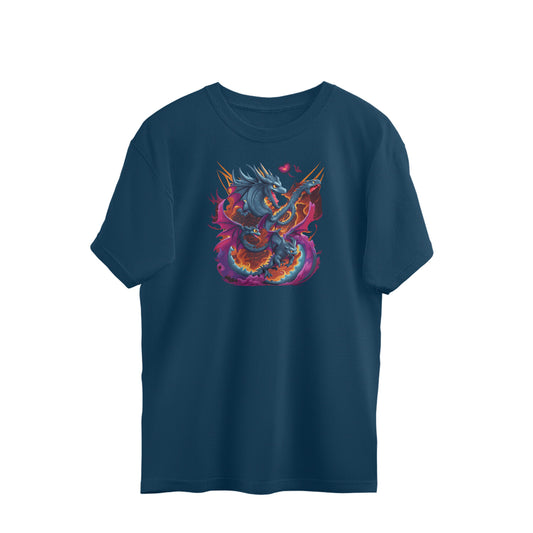 Dragon Grafitti Vibrant D-3 | Oversized T-Shirt - FairyBellsKart