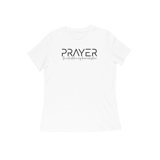 Prayer | Black | Women's T-Shirt - FairyBellsKart