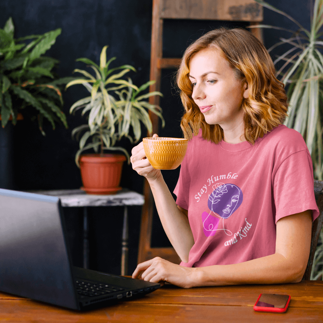 Stay Humble and Kind | White | Oversized T-Shirt - FairyBellsKart