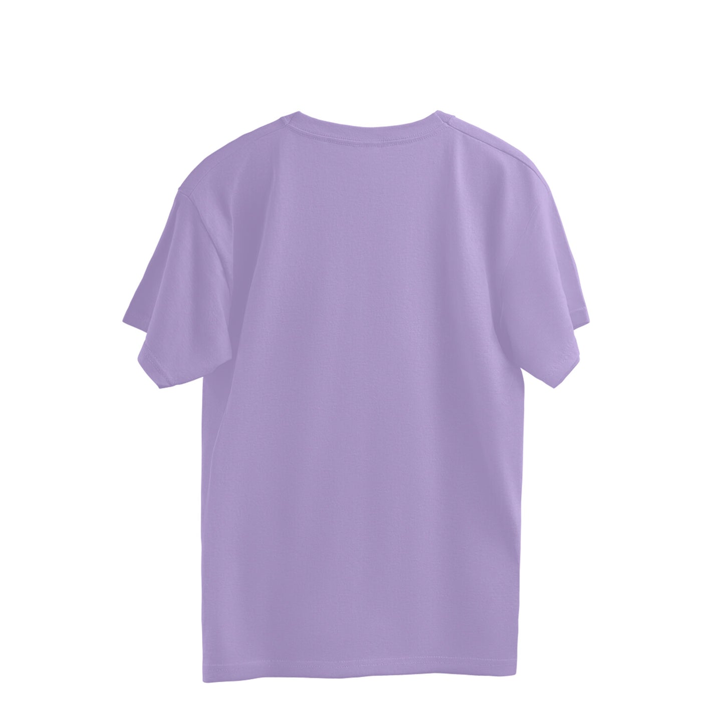 Oversized Baggy Fit Half Sleeve Round Neck T-Shirts | Iris Lavender - FairyBellsKart