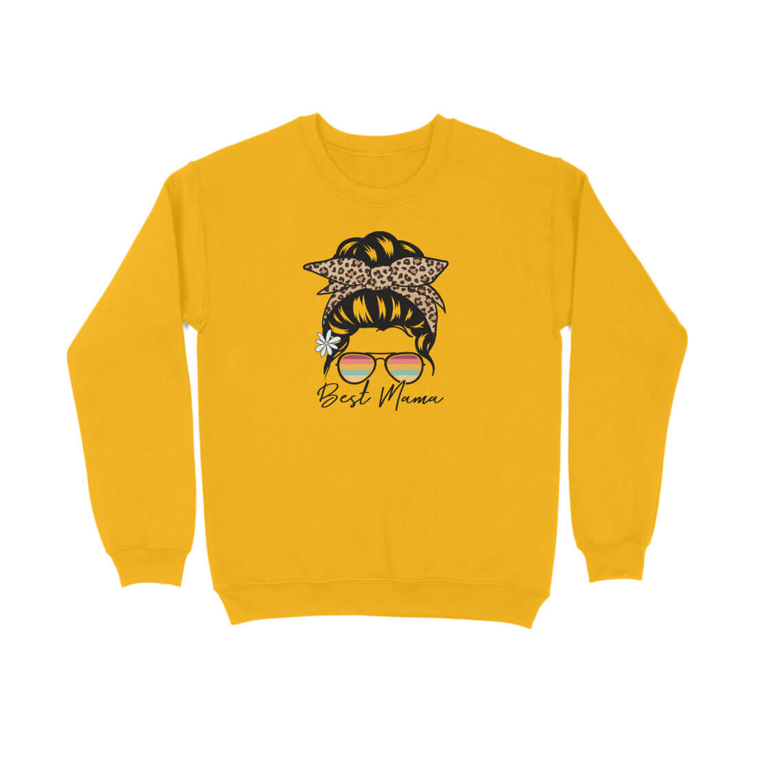 Mama knows shop best yellow sweatshirt