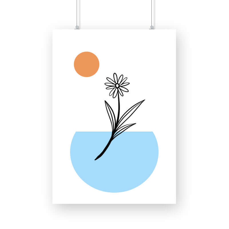 Boho Botanical Minimalist | Wall Art | FBKD3 - FairyBellsKart