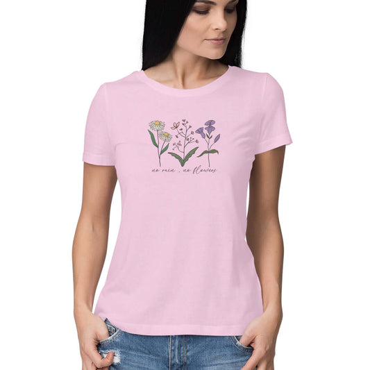 No Rain No Flower | Women's T-Shirt - FairyBellsKart