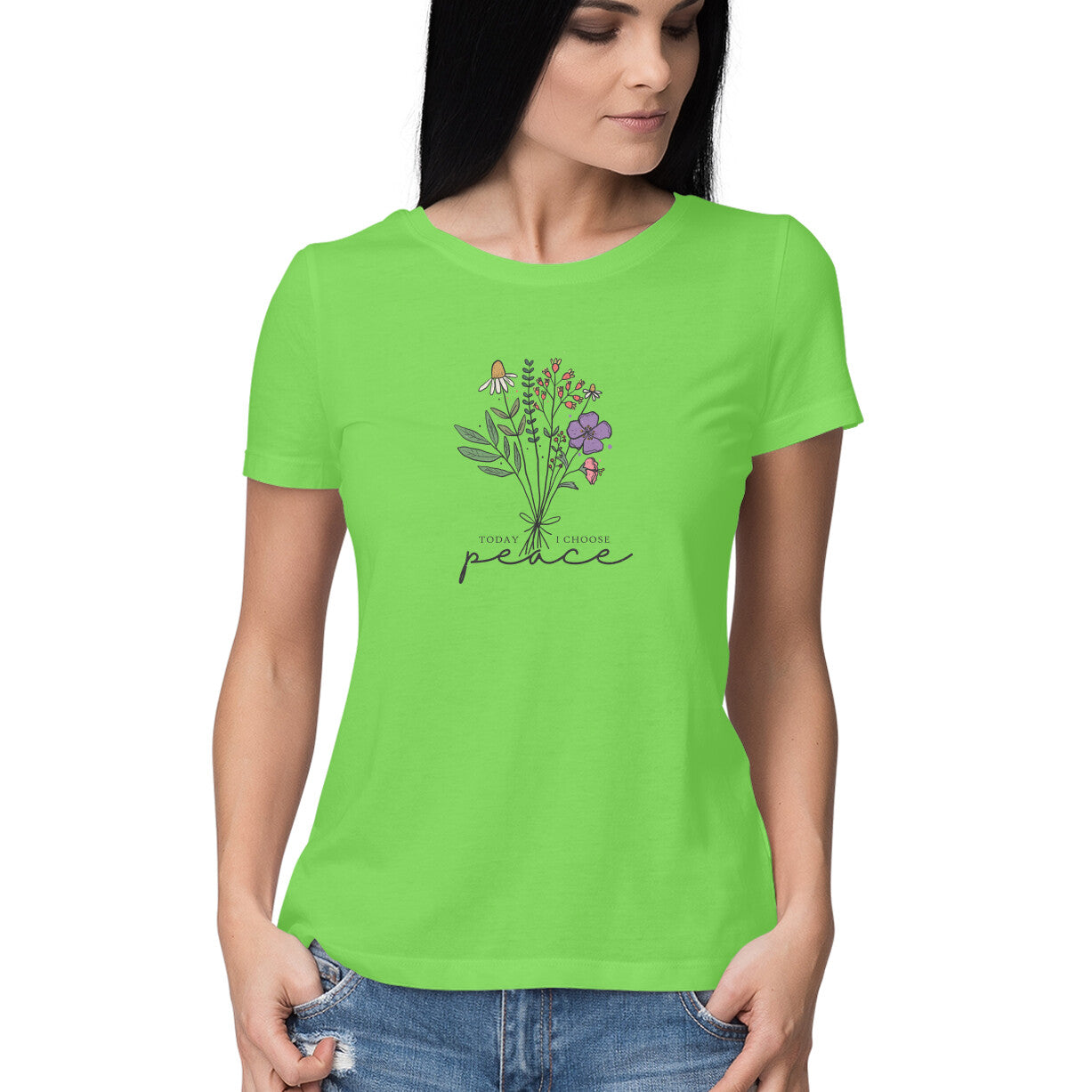 Today I Choose Peace  | Women's T-Shirt - FairyBellsKart