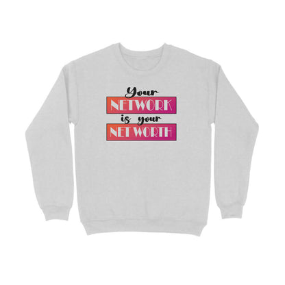 Your Network is your Net Worth | Red | Sweatshirt - FairyBellsKart