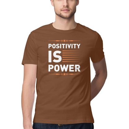 Positivity is Power | White | Men's T-Shirt at FairyBellsKart