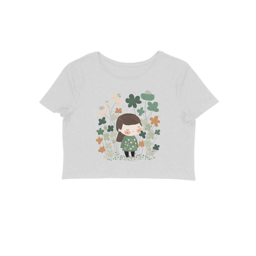 Cute Girl in Garden | Crop Tops | fairybellskart.com | Rs. 649.00