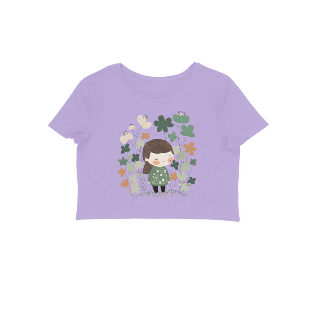 Cute Girl in Garden | Crop Tops | fairybellskart.com | Rs. 649.00