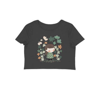 Cute Girl in Garden | Crop Tops | fairybellskart.com | Rs. 649.00