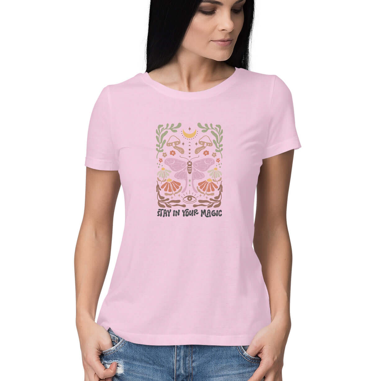 Stay In Your Magic | Boho 003 | Women's T-Shirt - FairyBellsKart