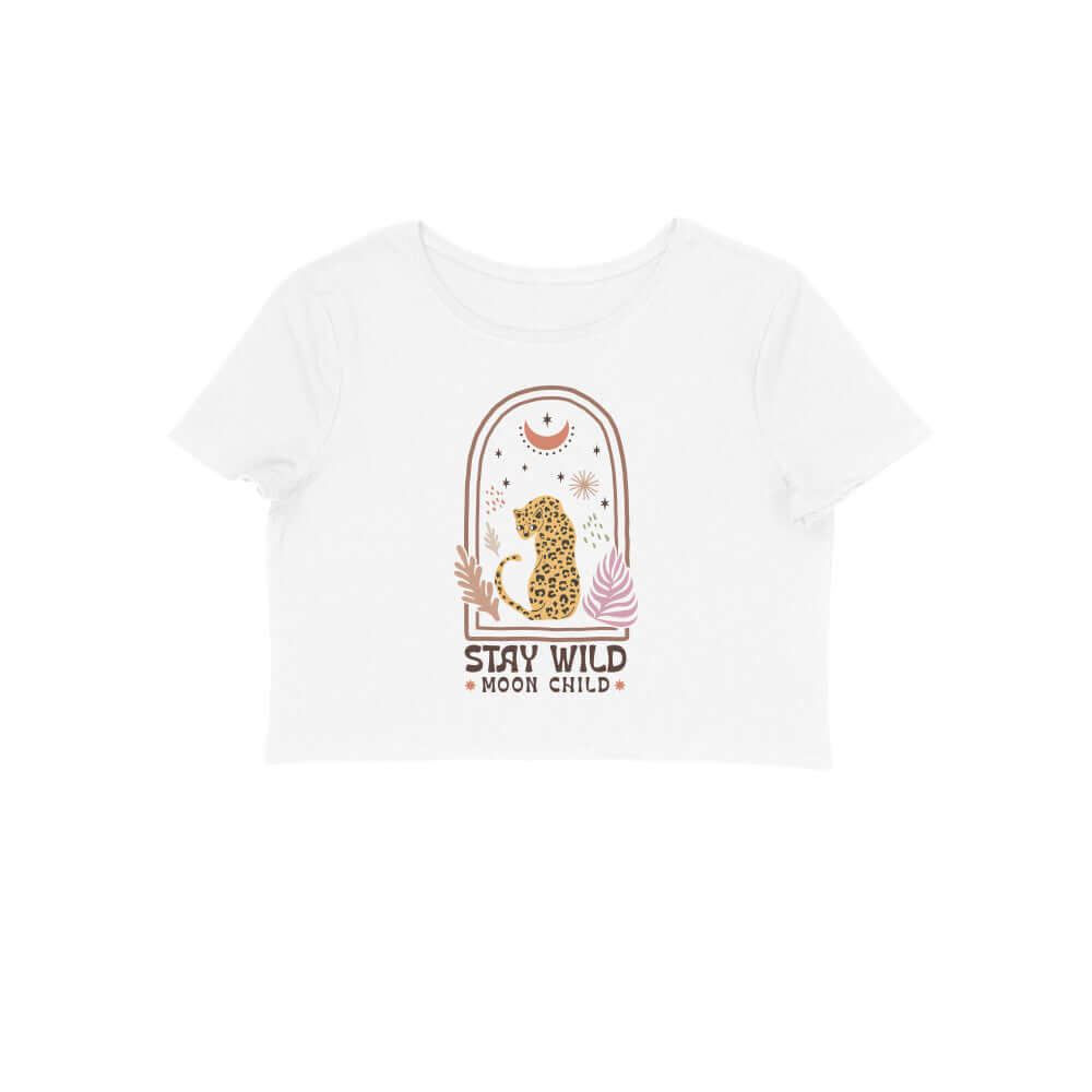 Stay Wild Moon Child | Boho 004 | Crop Tops - FairyBellsKart