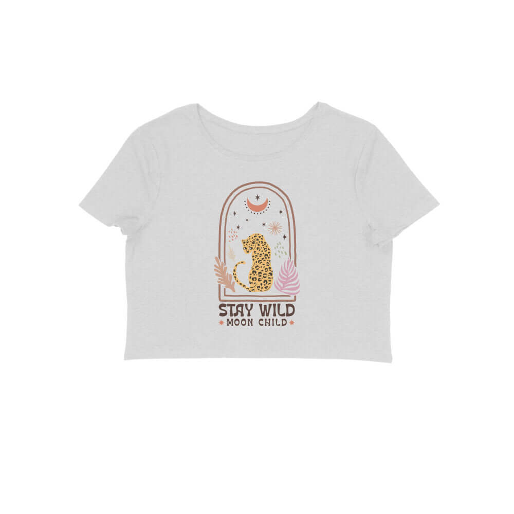 Stay Wild Moon Child | Boho 004 | Crop Tops - FairyBellsKart