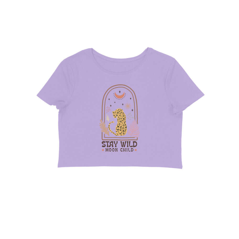 Stay Wild Moon Child | Boho 004 | Crop Tops - FairyBellsKart