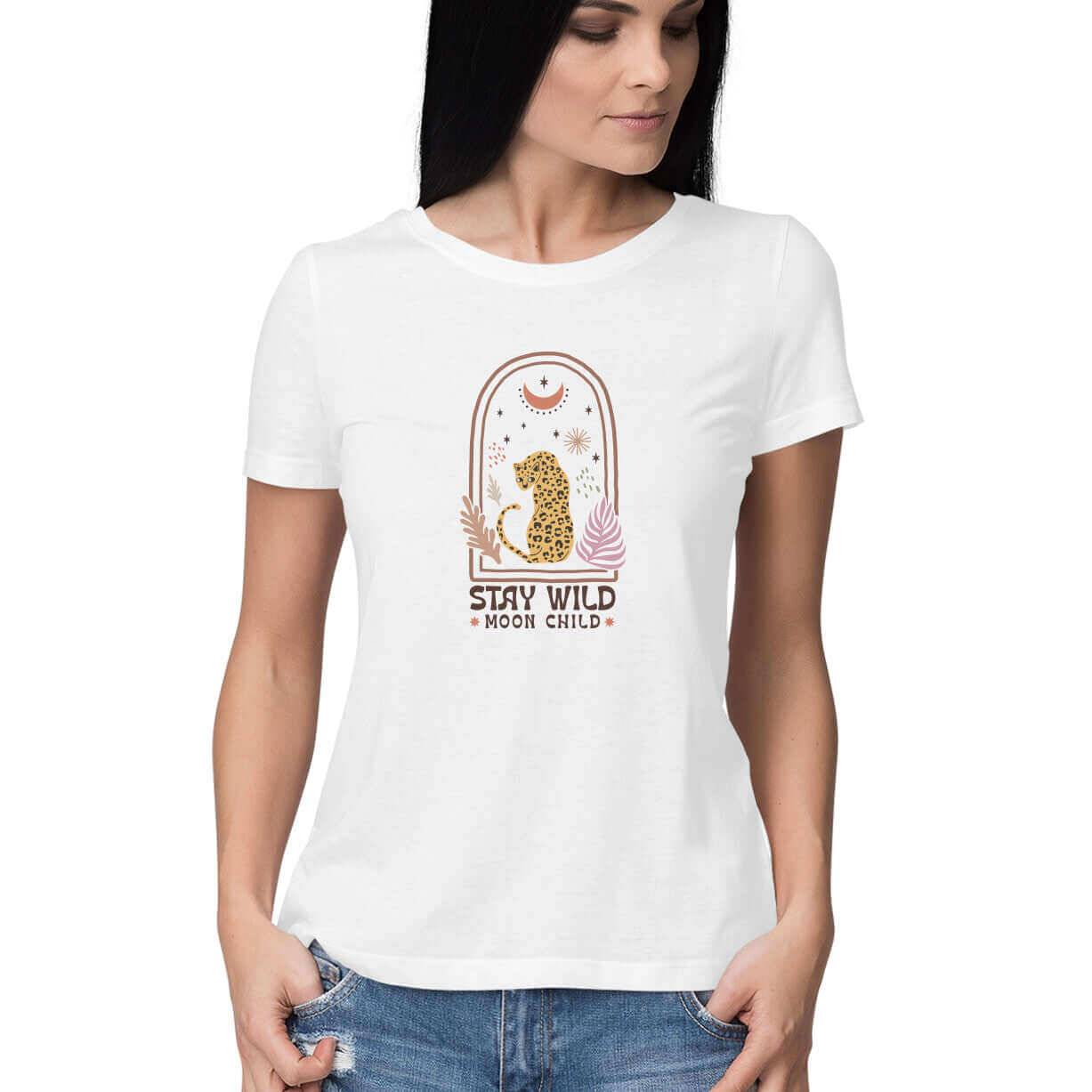 Stay Wild Moon Child | Boho 004 | Women's T-Shirt - FairyBellsKart