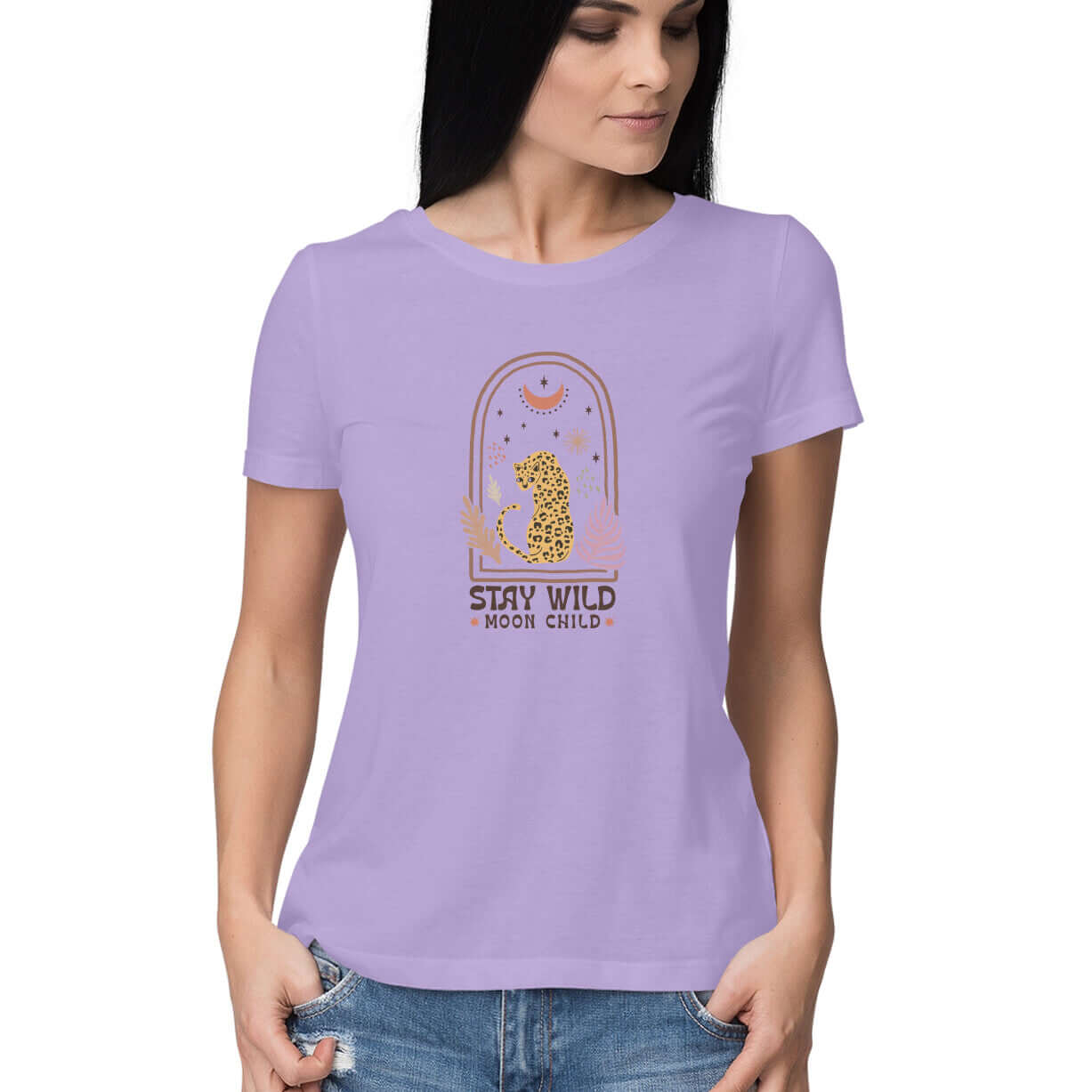 Stay Wild Moon Child | Boho 004 | Women's T-Shirt - FairyBellsKart