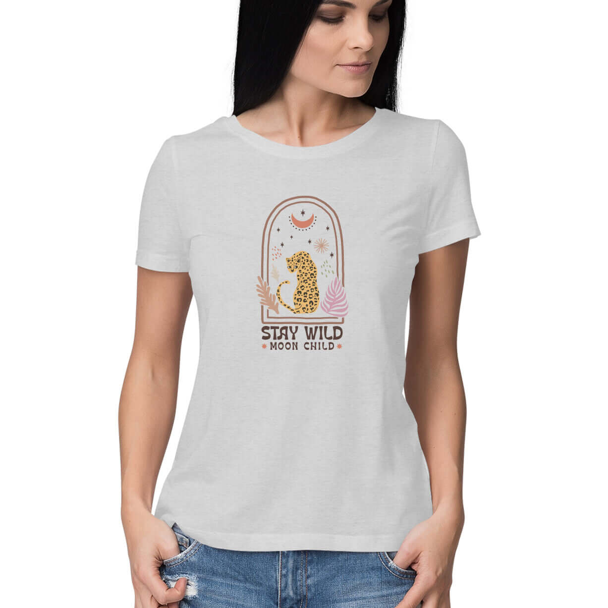 Stay Wild Moon Child | Boho 004 | Women's T-Shirt - FairyBellsKart