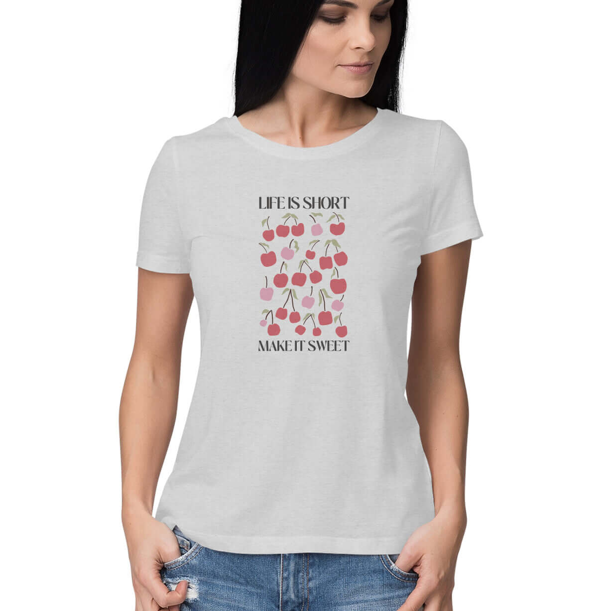 Life Is Short Make It Sweet | Boho 009 | Women's T-Shirt - FairyBellsKart