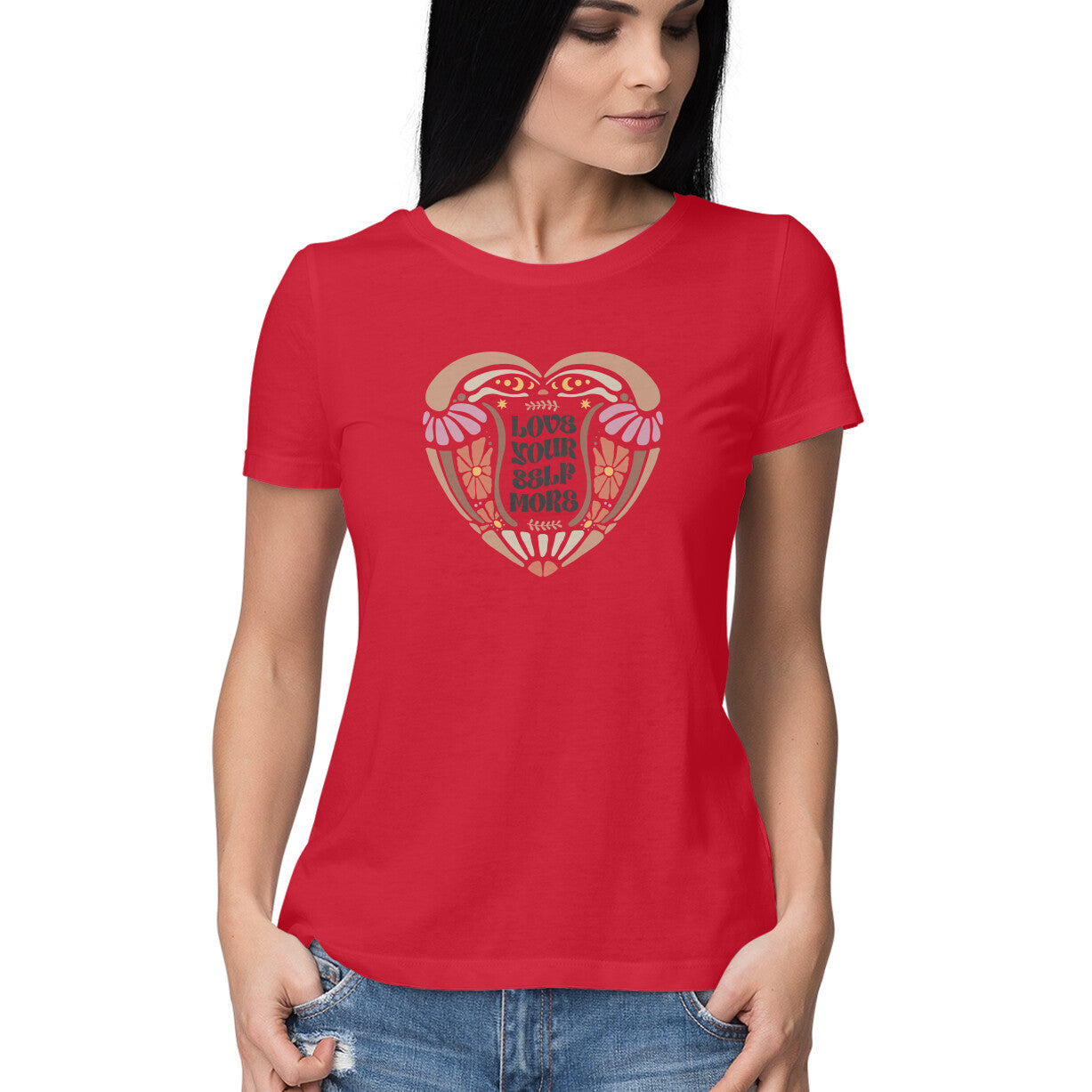 Love Your Self More | Boho 007 | Women's T-Shirt - FairyBellsKart