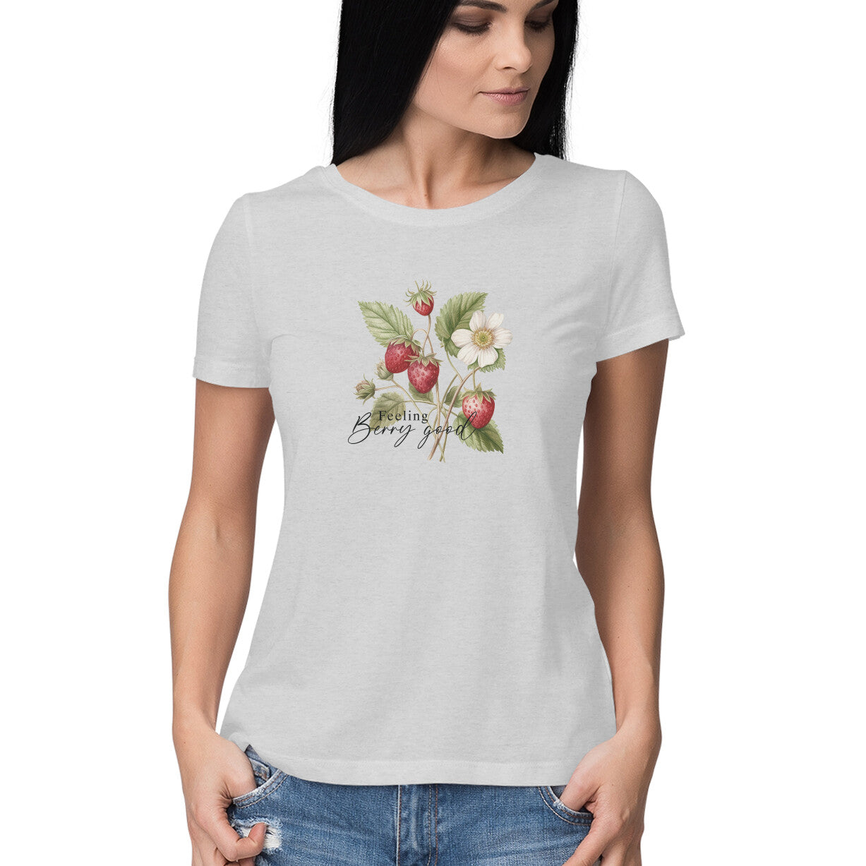 Feeling Berry Good | Vintage Flower 005 | Women's T-Shirt