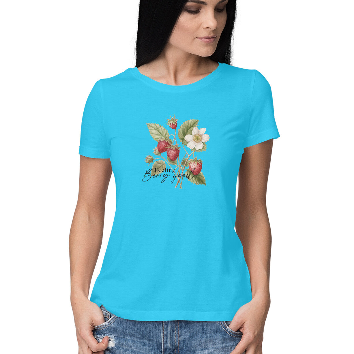 Feeling Berry Good | Vintage Flower 005 | Women's T-Shirt