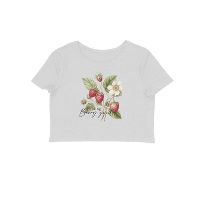 Feeling Berry Good | Vintage Flower 005 | Crop Tops - FairyBellsKart