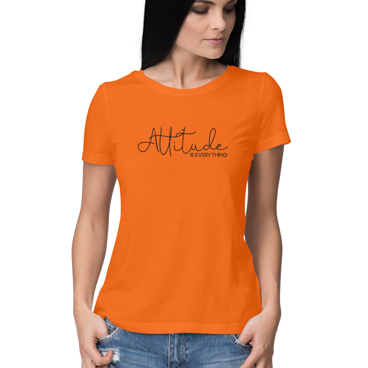 Attitude Is Everything | Women's T-Shirt | FairyBellsKart | Rs. 699.00