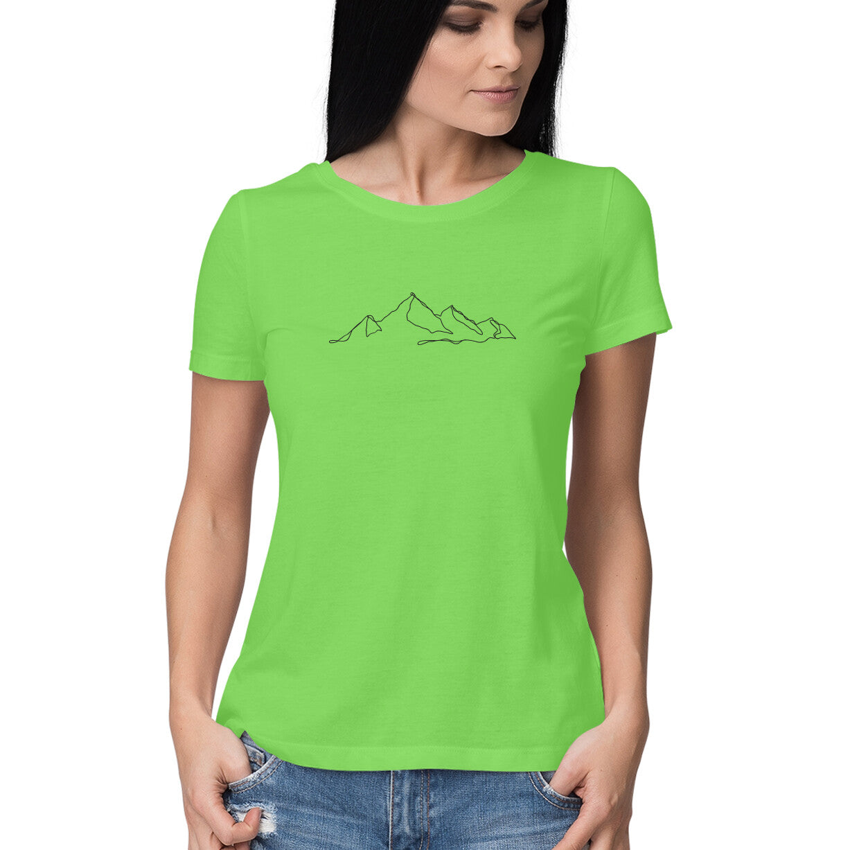 Mountain Line Art | Women's T-Shirt