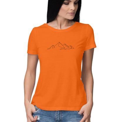 Mountain Line Art | Women's T-Shirt