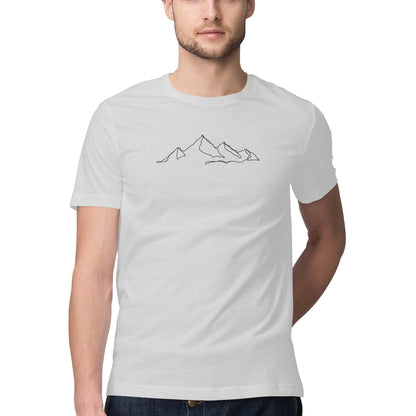 Mountain Line Art | Men's T-Shirt