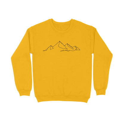 Mountain Line Art | Sweatshirt