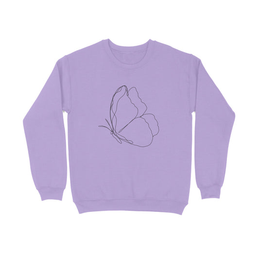 Butterfly Line Art | Sweatshirt - FairyBellsKart
