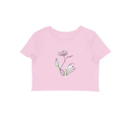 Flower Line Art | 001 | Crop Tops - FairyBellsKart