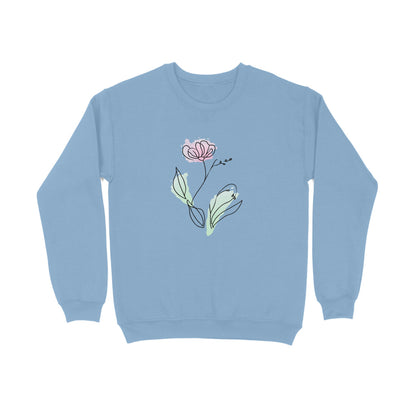 Flower Line Art | 001 | Sweatshirt - FairyBellsKart