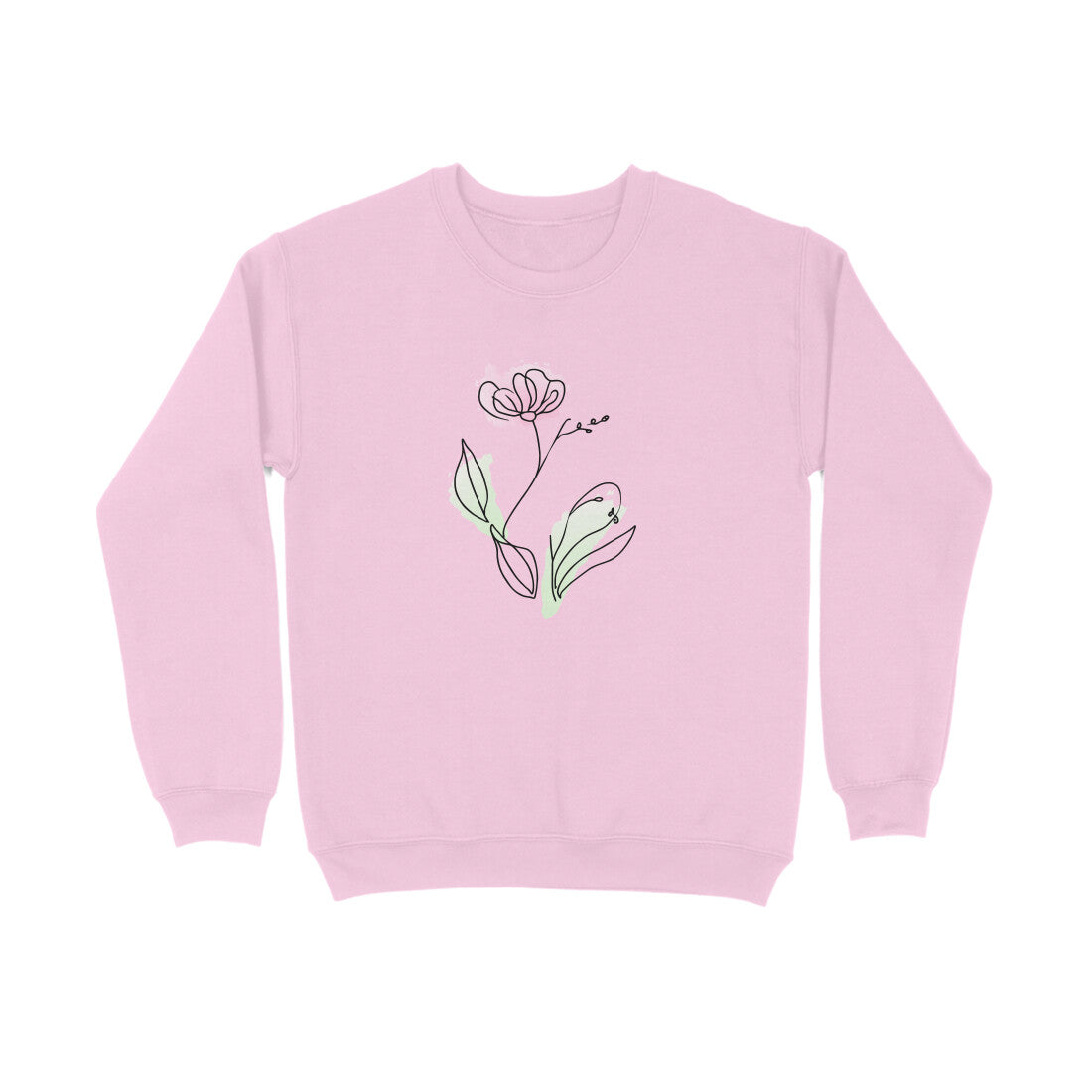 Flower Line Art | 001 | Sweatshirt - FairyBellsKart