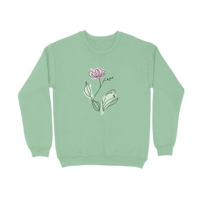 Flower Line Art | 001 | Sweatshirt - FairyBellsKart