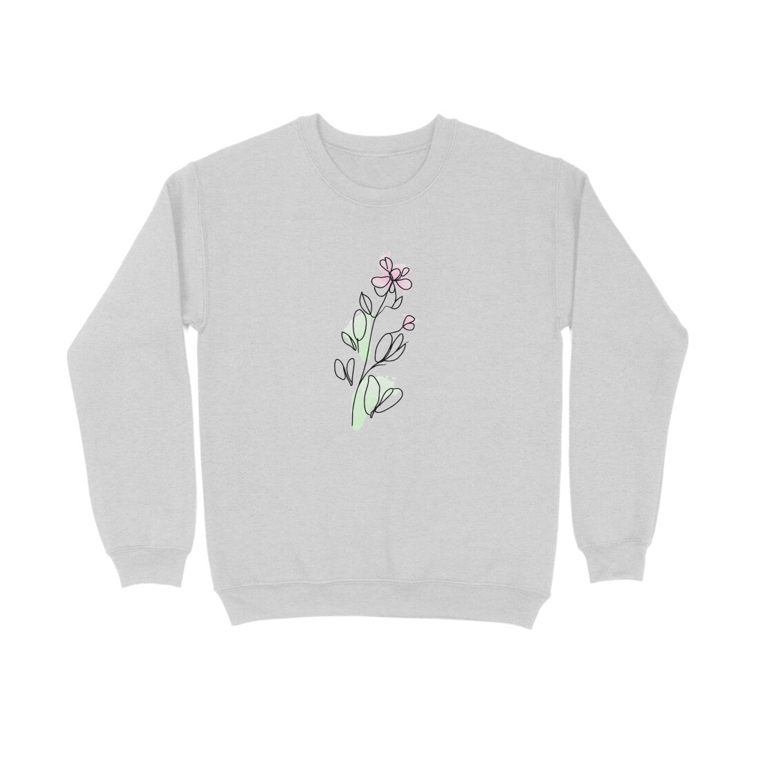 Flower Line Art | 002 | Sweatshirt - FairyBellsKart