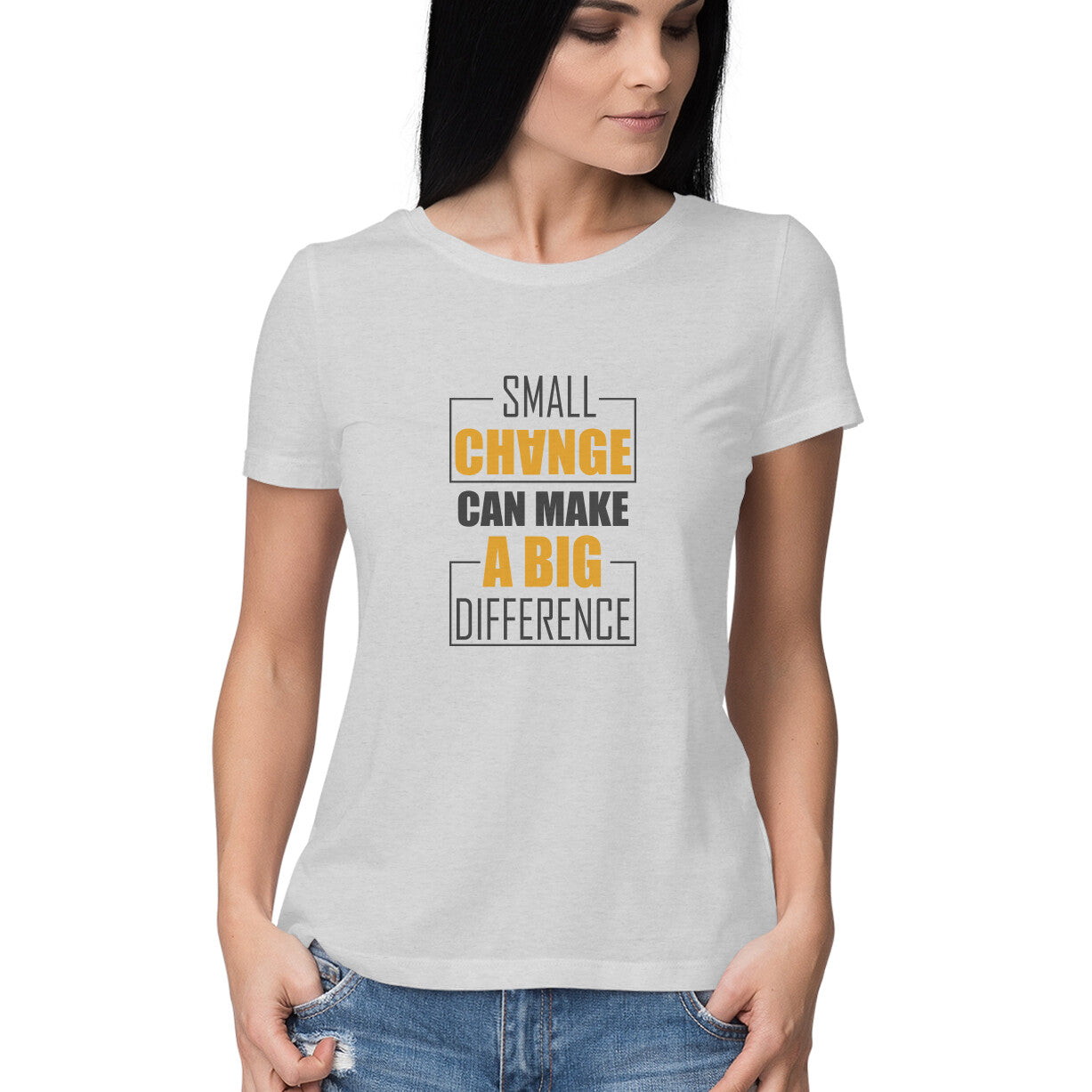 Small Change Can Make | Women's T-Shirt - FairyBellsKart