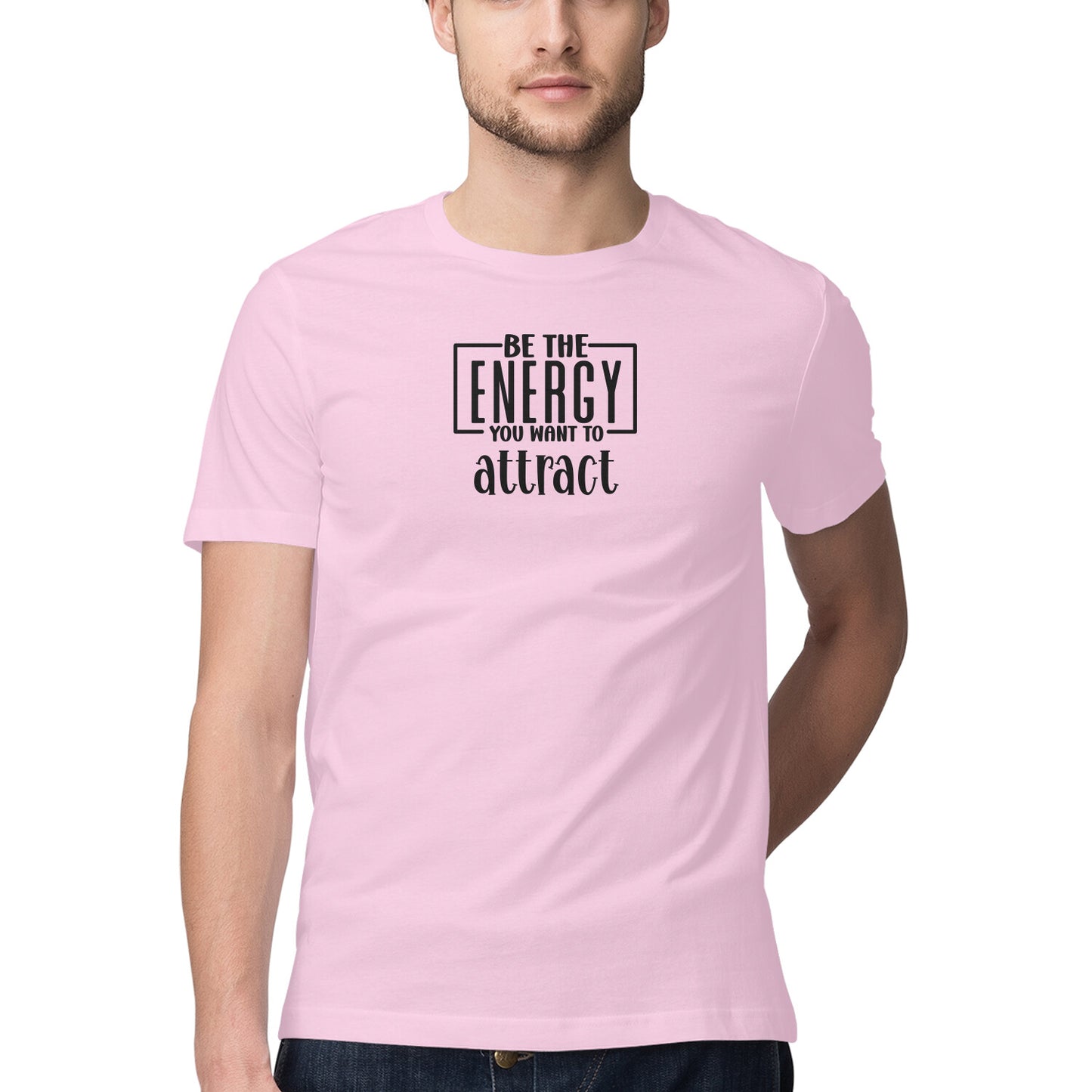 Be The Energy You want To Attract | Men's T-Shirt - FairyBellsKart