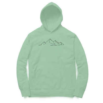 Mountain Line Art | Hoodie - FairyBellsKart