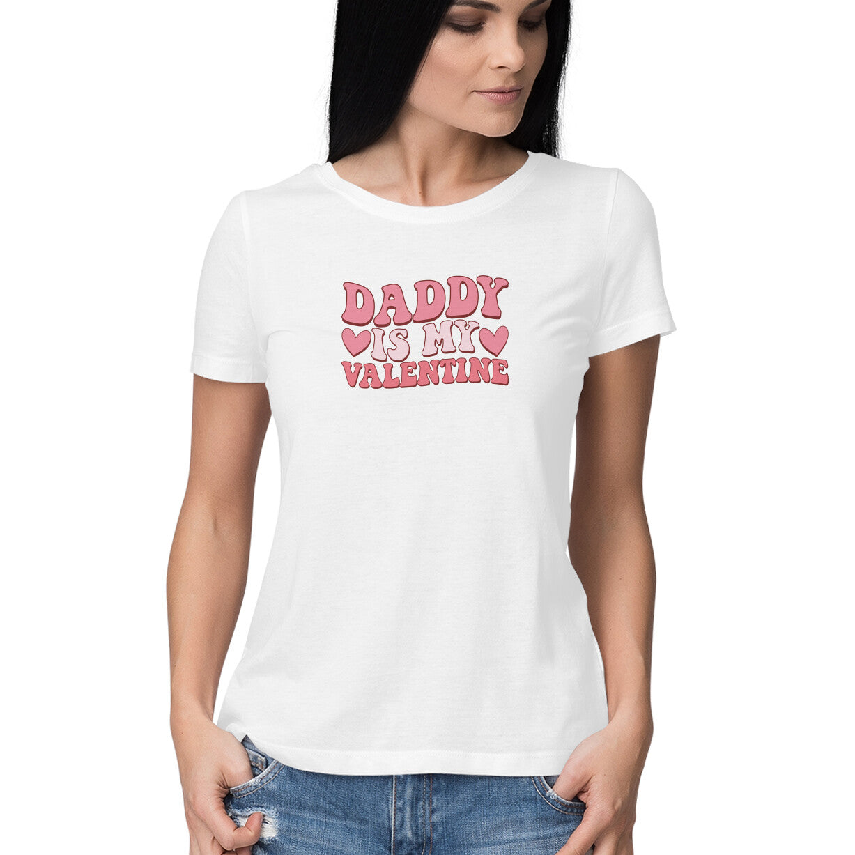 Daddy Is My Valentine | Women's T-Shirt - FairyBellsKart