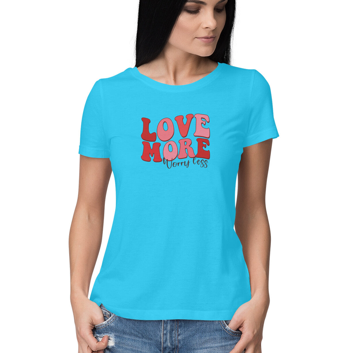 Love More Worry Less | Women's T-Shirt