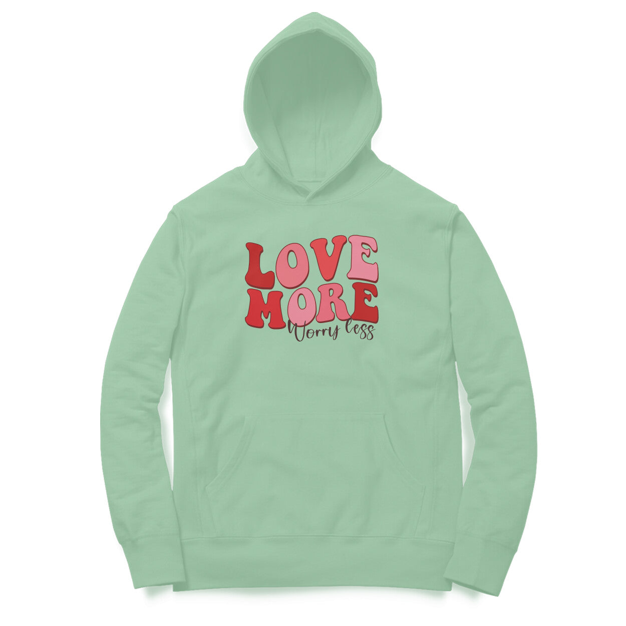 Love More Worry Less | Hoodie - FairyBellsKart