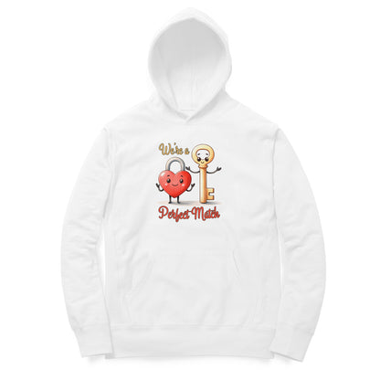 We're A Perfect Match  | Lock& Key | Hoodie - FairyBellsKart