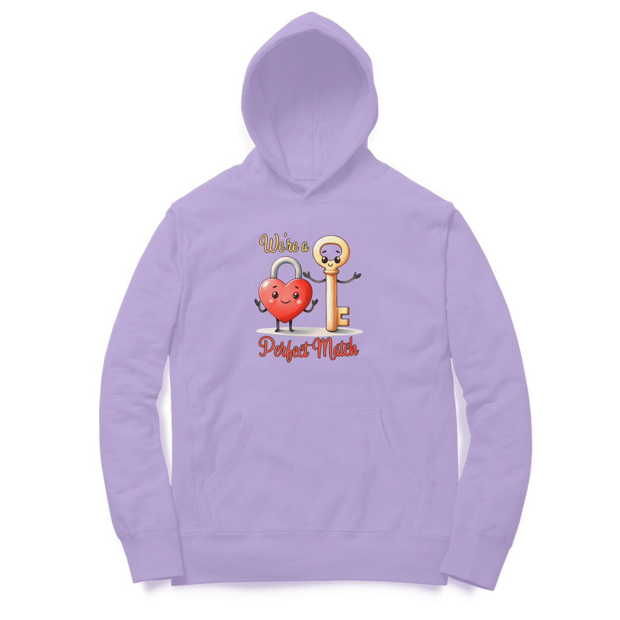 We're A Perfect Match  | Lock& Key | Hoodie - FairyBellsKart