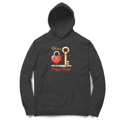 We're A Perfect Match  | Lock& Key | Hoodie - FairyBellsKart