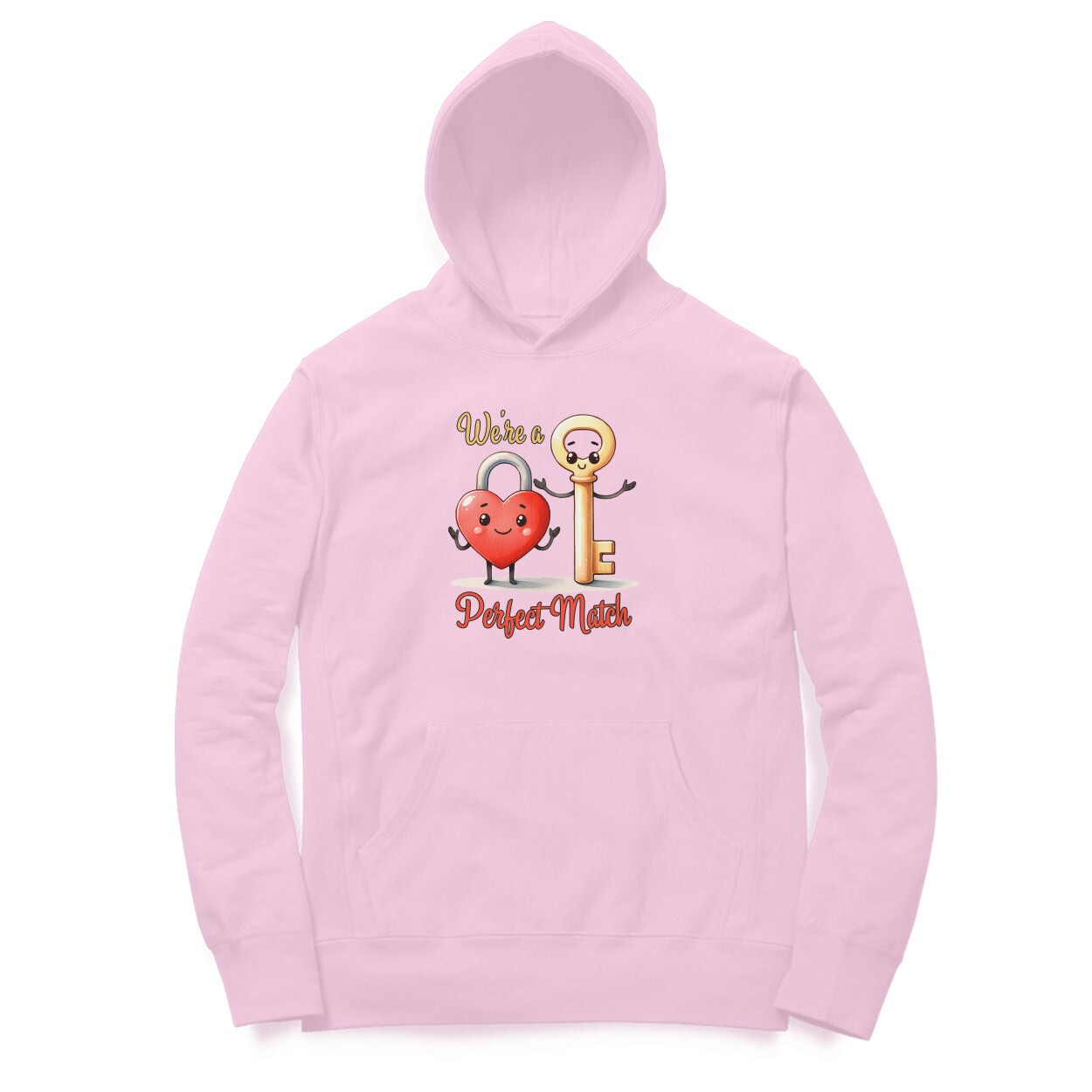 We're A Perfect Match  | Lock& Key | Hoodie - FairyBellsKart