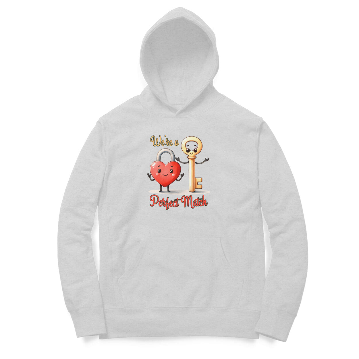 We're A Perfect Match  | Lock& Key | Hoodie - FairyBellsKart