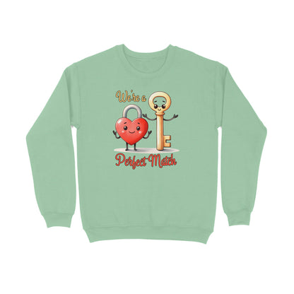 We're A Perfect Match | Lock& Key | Sweatshirt - FairyBellsKart