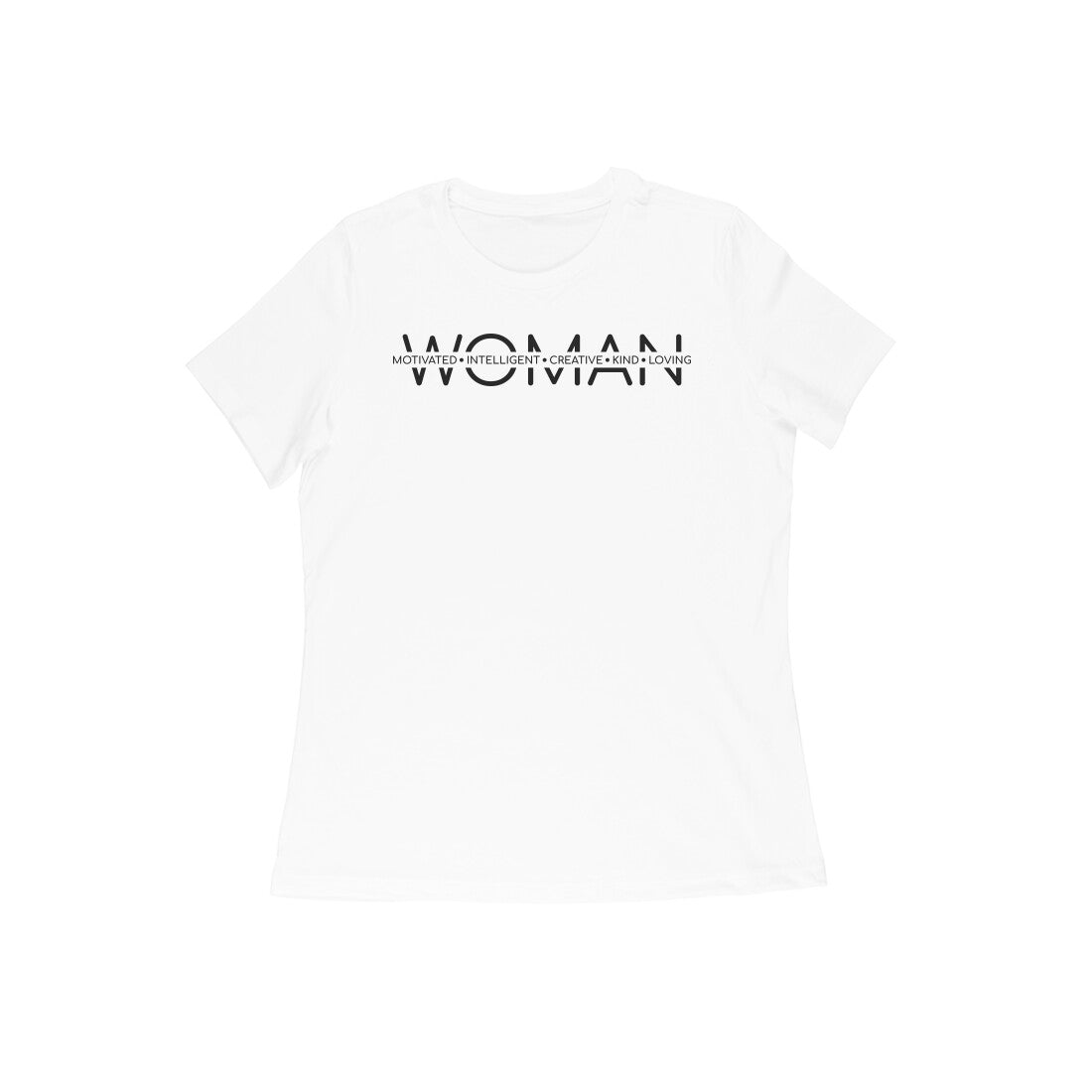 Woman Motivated Intelligent Creative | Black | Women's T-Shirt - FairyBellsKart